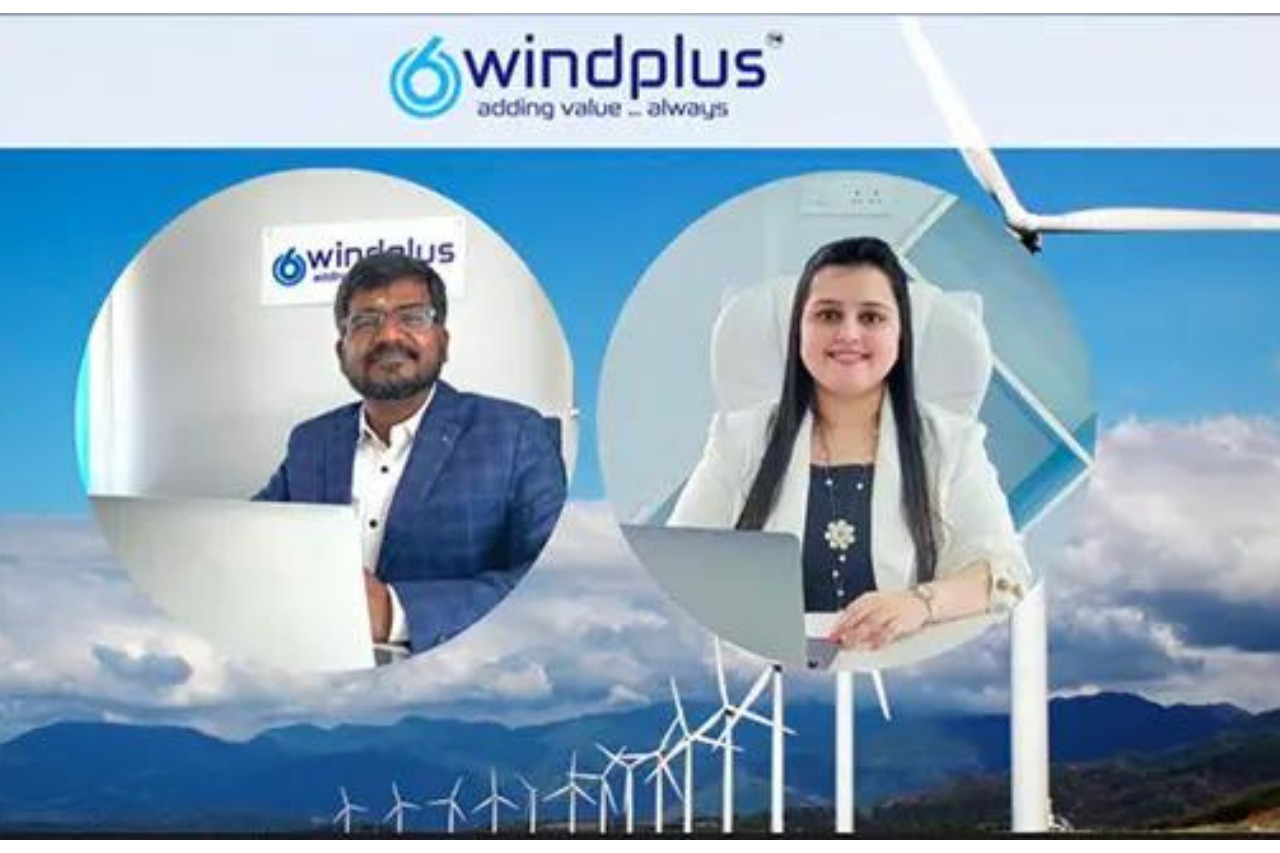 Windplus's Renewable Energy Services achieves global recognition under the leadership of Dr Karunamoorthy and Miss Mansi Thakkar